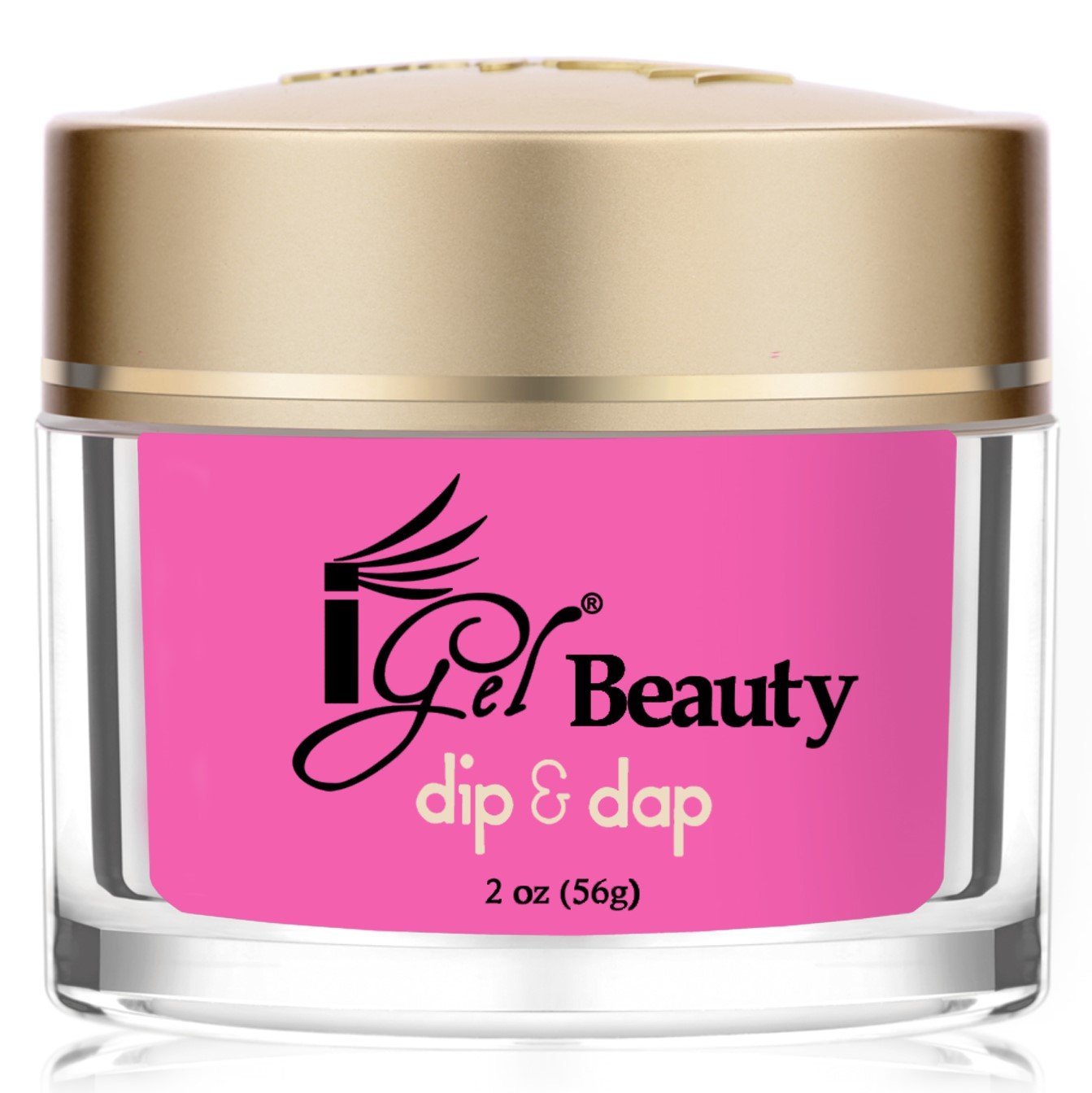 iGel Beauty - Dip & Dap Powder - DD046 Toxic Pink - RECOMMENDED FOR DIP
